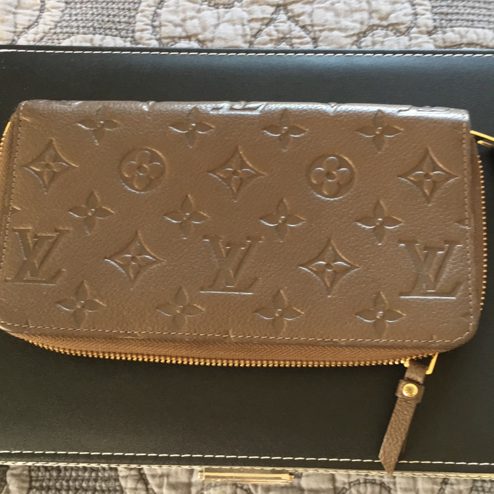 Louis Vuitton leather wallet